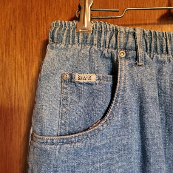 Blassport Ladies Denim Skirt Blue Size 10 - Picture 3 of 8